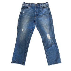 Articles of Society Blue Jeans 27 Straight Leg with Frayed Hem